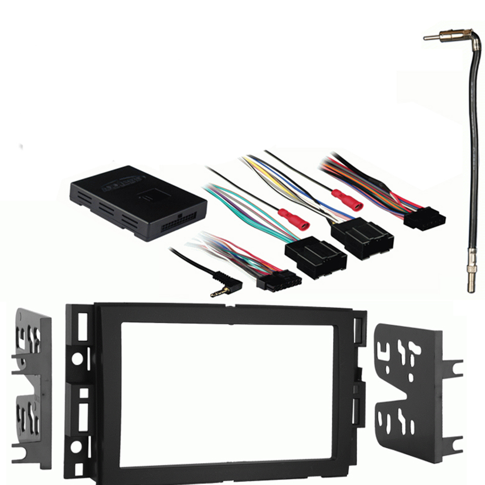 Antenna Adapter and Radio Removal Tool for Installing a Double Din Radio for some Pontiac GTO Compatible Vehicles Listed Below Wire Harness ASC Audio Car Stereo Dash Install Kit 