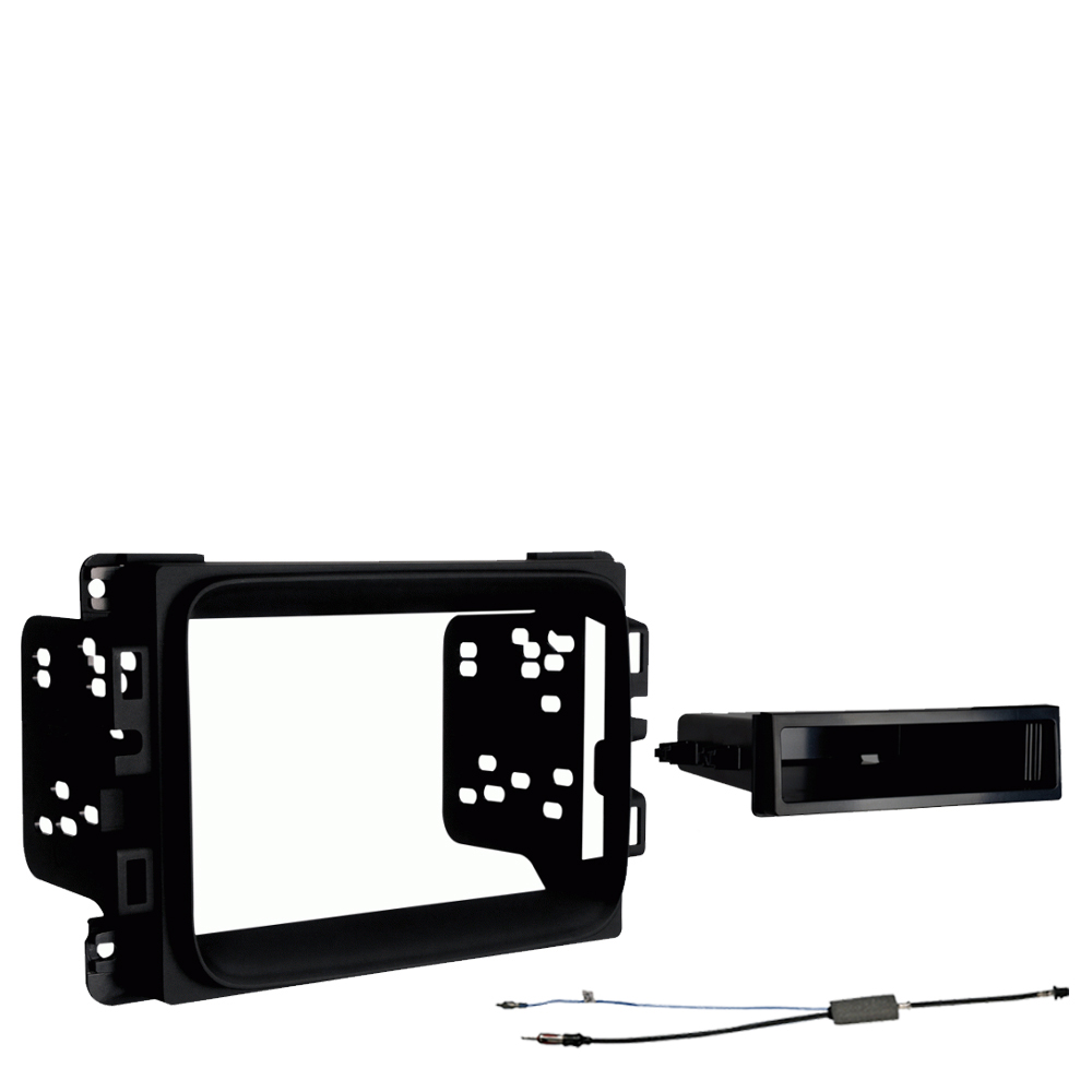 Dodge Charger 2005 2006 2007 w NAV Double DIN Stereo Harness Radio Dash