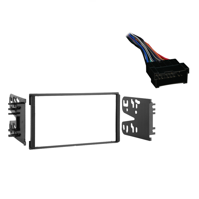 Kia Spectra 2003 2004 Double DIN Aftermarket Stereo Harness Radio Install Dash Kit SC2RadioKit903