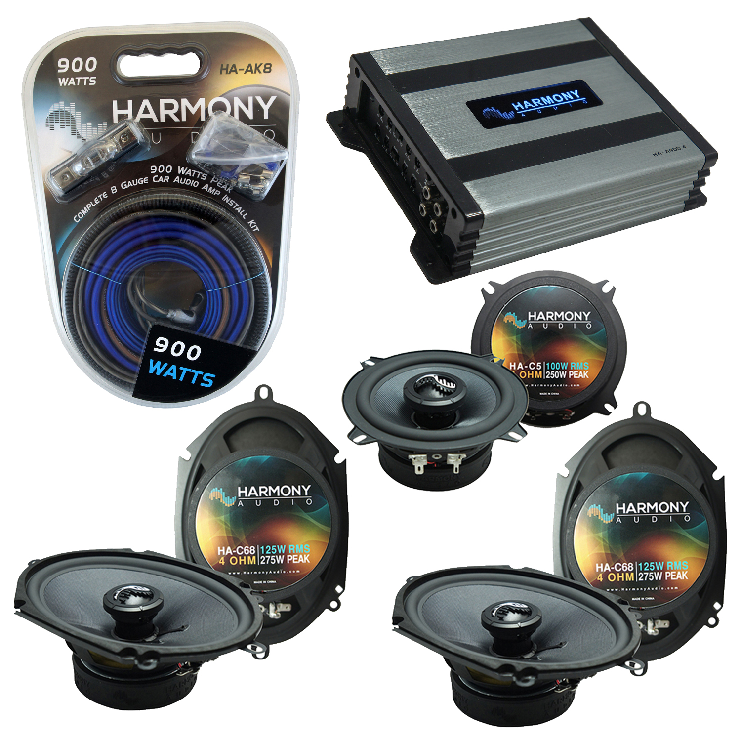 Fits Jaguar Stype 20002008 OEM Speakers Upgrade Harmony (2) C68 C5