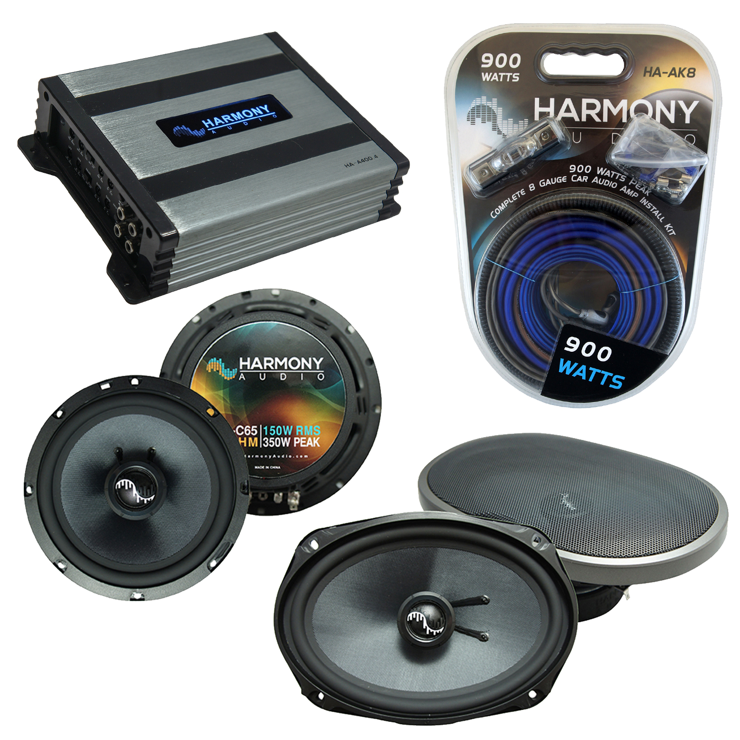 Fits Jeep Grand Cherokee 05-13 Speakers Upgrade Harmony C69 C65 & HA-A400.4 Amp | eBay