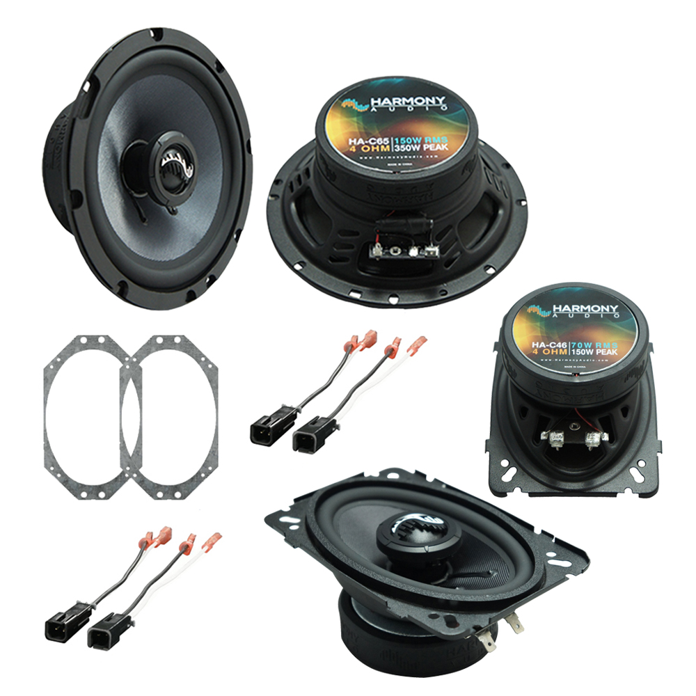 Fits Jeep Wrangler 1997-2006 Factory Premium Speaker Replacement Harmony  C46 C65 Package | HA-SPK-PACKAGE1273-1