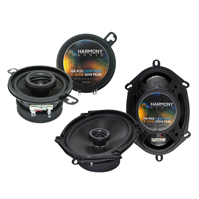Plymouth Caravelle 1985-1988 OEM Speaker Upgrade Harmony R35 R68 Package New