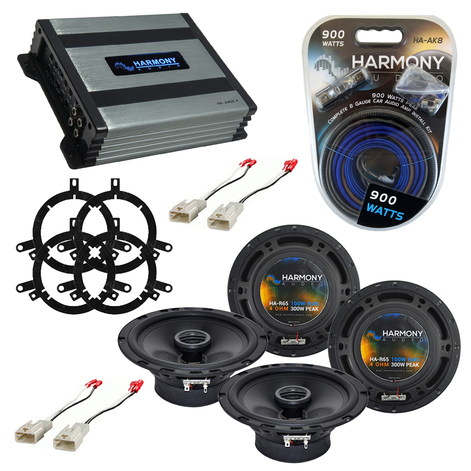 Toyota Corolla 2001-2002 Factory Speaker Upgrade Harmony (2) R65 & HA
