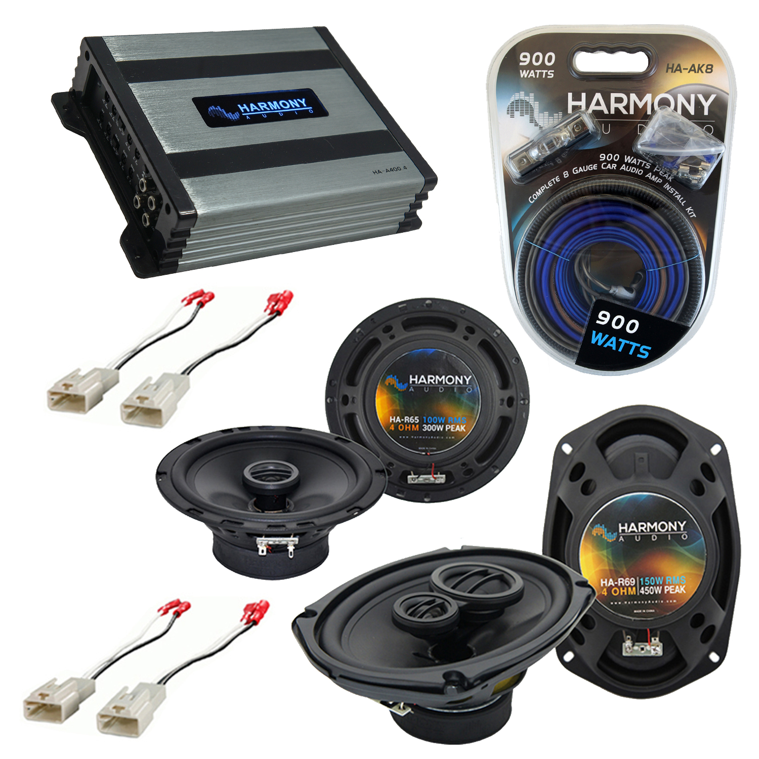 Toyota Corolla 20032008 OEM Speaker Upgrade Harmony R65 R69 & HAA400