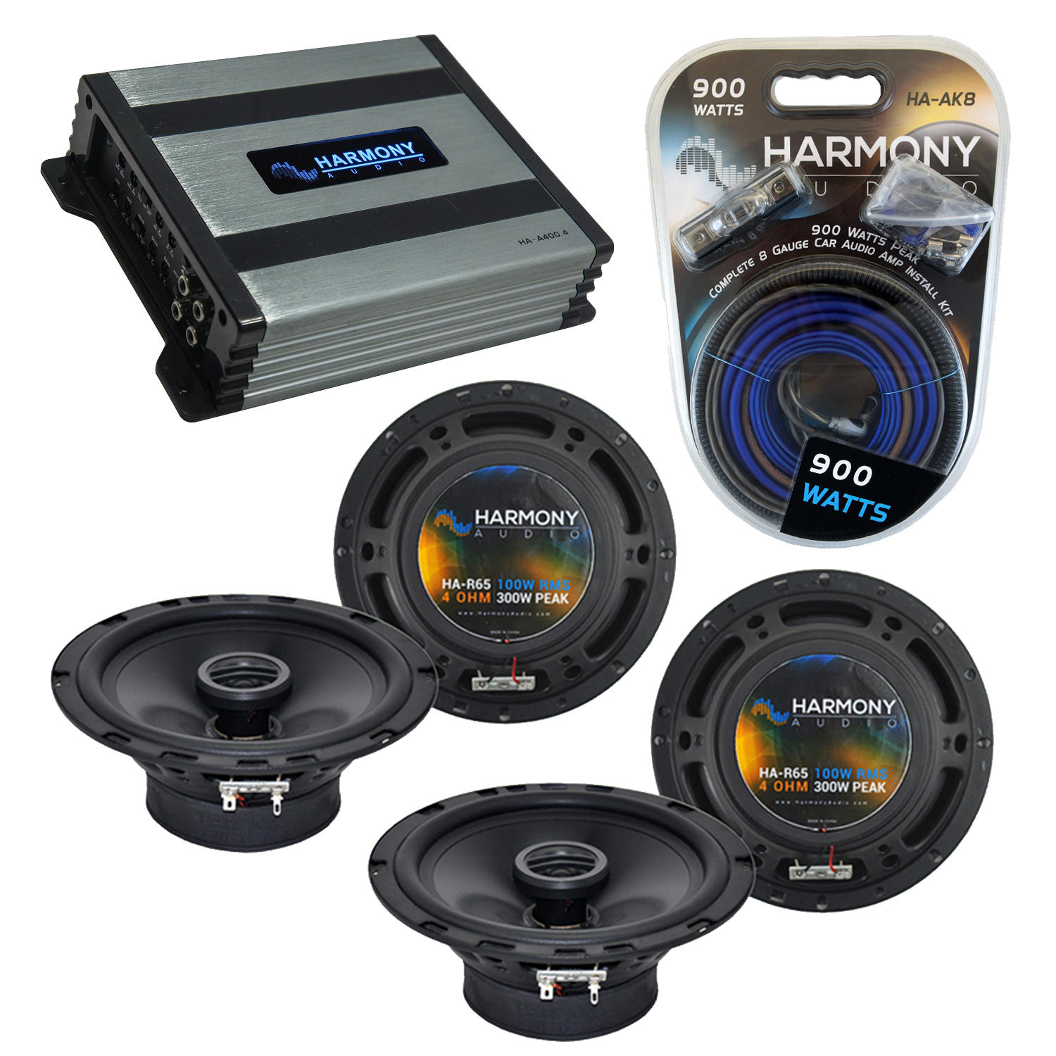Toyota Sequoia 2001-2002 Factory Speaker Upgrade Harmony (2) R65 & HA