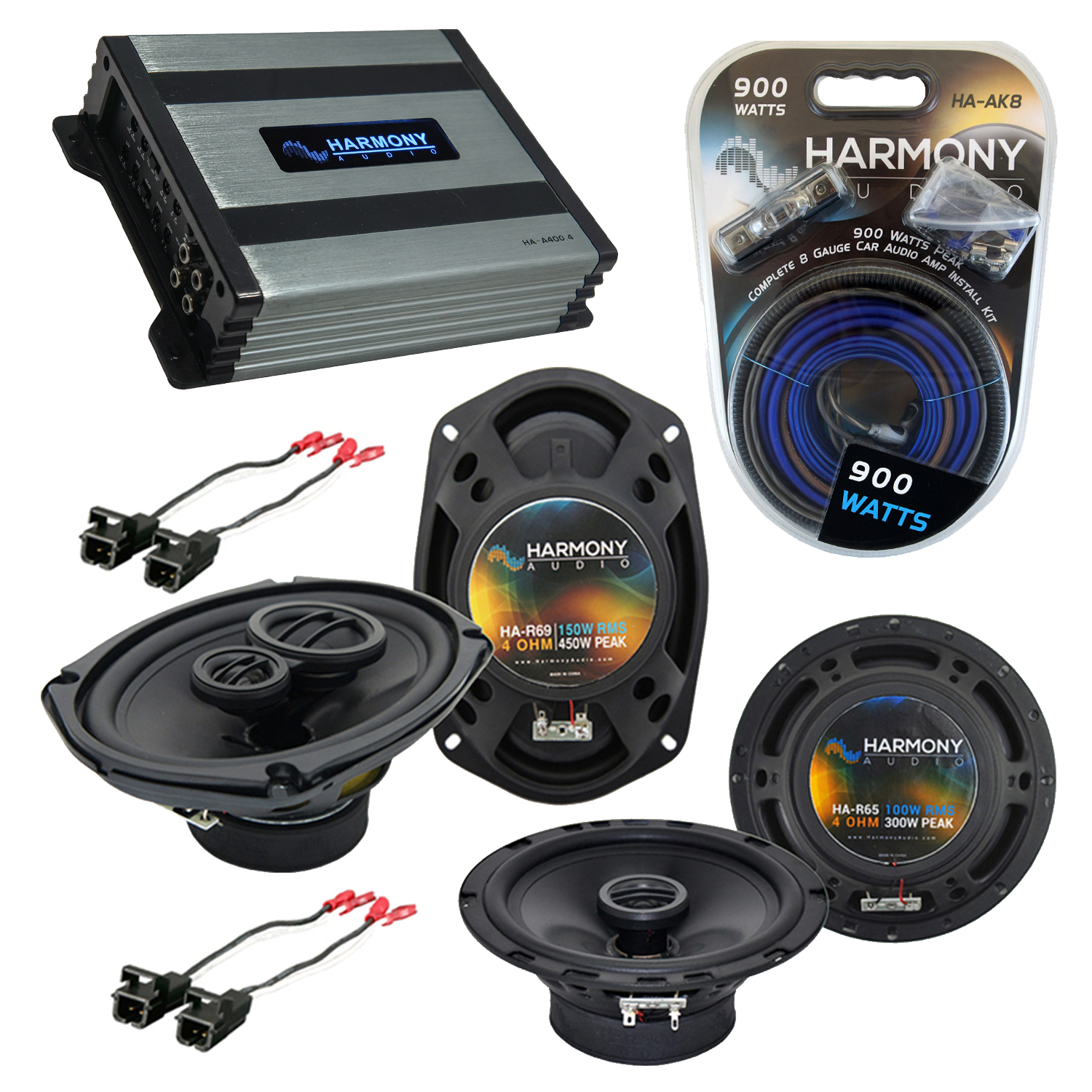 Chevy Malibu/Malibu Maxx 0407 OEM Speaker Upgrade R65 R69 & HAA400.4