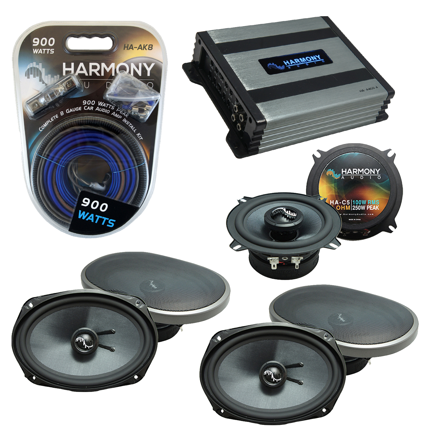 Compatible with Dodge Caravan 20022007 Speakers Replacement Harmony (2