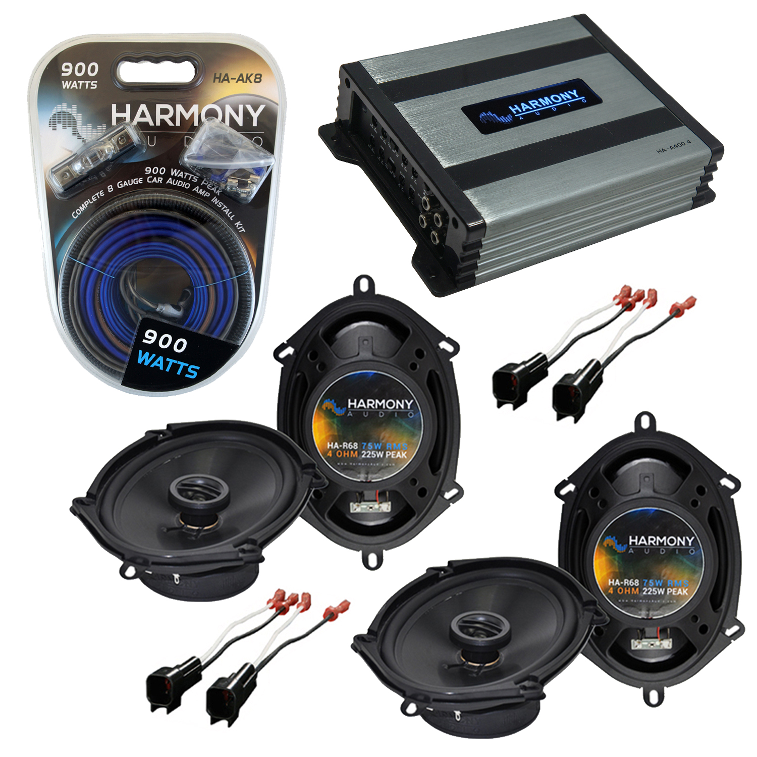 Ford Explorer Sport Trac 0110 OEM Speaker Upgrade Harmony (2)R68 HA