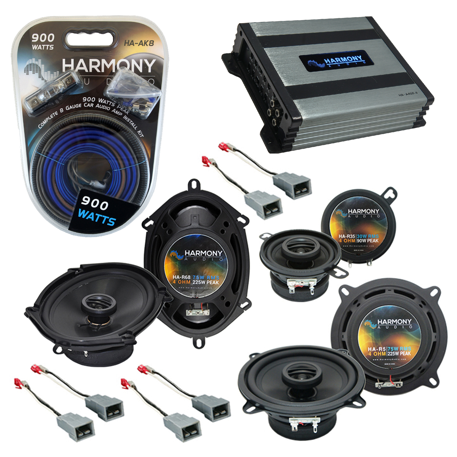 Ford Taurus 1986-1989 Factory Speaker Replacement Harmony Upgrade HA