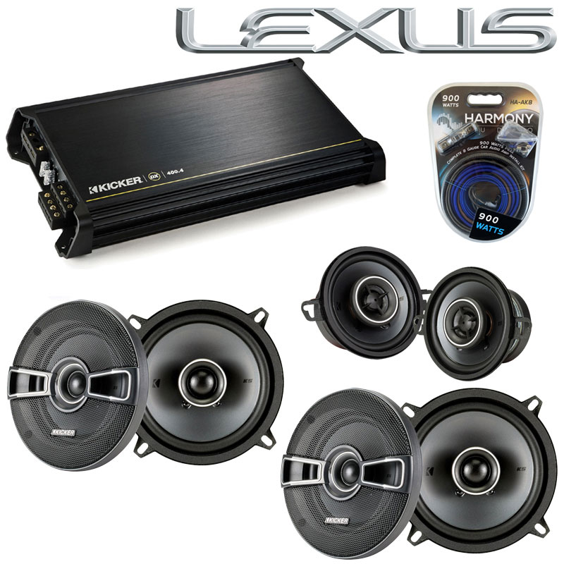 Lexus GX470 0308 OEM Speaker Replacement Kicker (2) KSC5 KSC35 & DX400