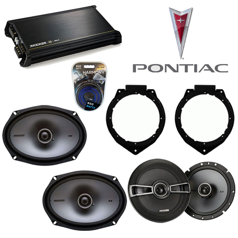 Pontiac G6 2009-2009 Factory Speaker Upgrade Kicker KSC65 KSC69 & DX400