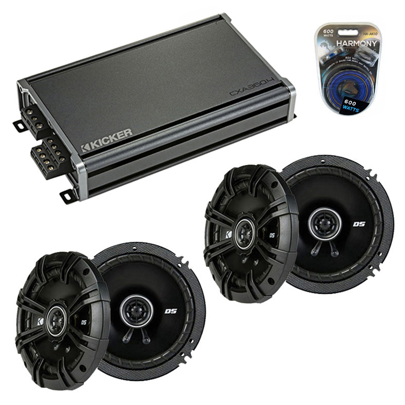 Compatible with Saab 9-2x 2005-2005 Factory Speaker Replacement Kicker (2) DSC65 & CXA360.4