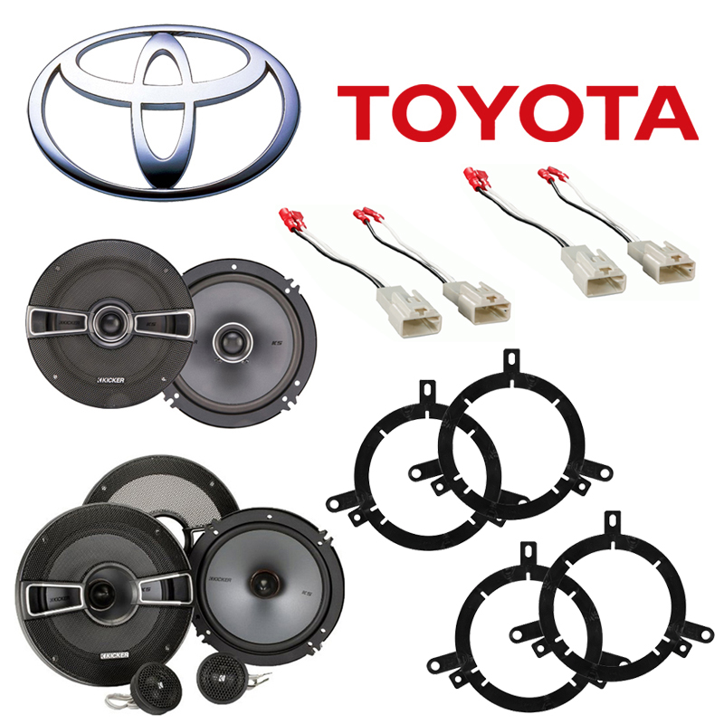 Fit Toyota Highlander 2004-2005 OEM Component Speaker Upgrade Kicker KSS65 KSC65 | eBay