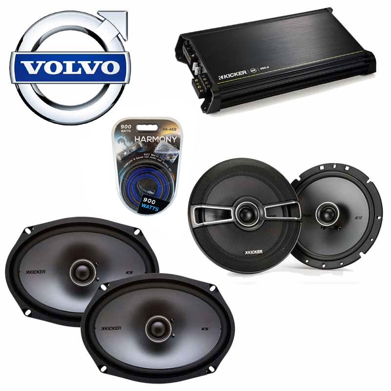 Volvo 940 1991-1995 Factory Speaker Replacement Kicker KSC65 KSC69