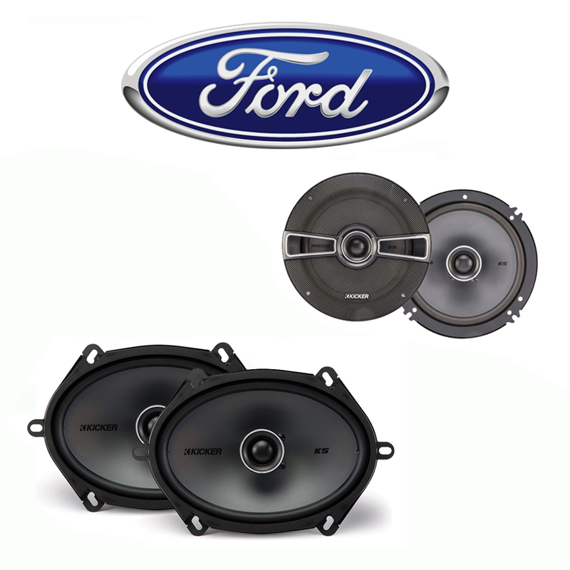 Ford Bronco (Full Size) 19731984 Speaker Upgrade Kicker KSC65 KSC68 Package New SC2SPK