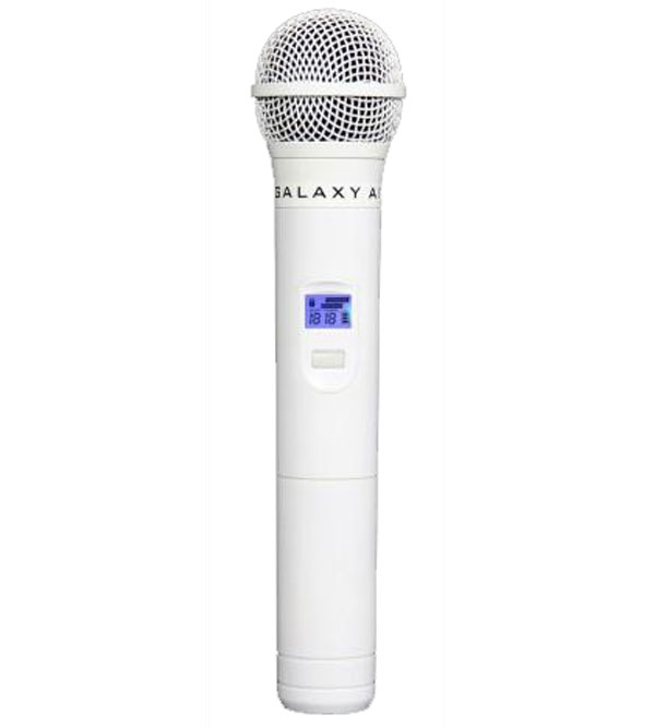 Galaxy Audio HH76SCW White Handheld Dynamic Cardioid Wireless VHF