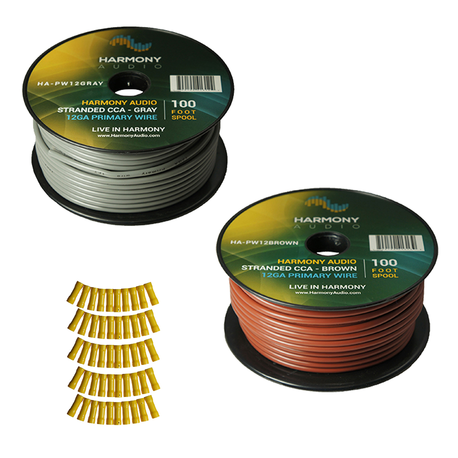 Harmony Audio Primary Single Conductor 12 Gauge Power or Ground Wire