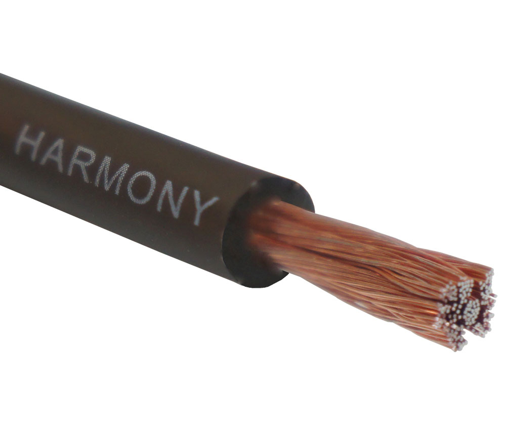 Harmony Audio 8 Gauge 8GA Car Stereo Matte Black Power Cable Amp Wire 150 FT HAPW8BLK150