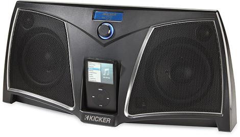 Kicker iK500 B iKick iPod Docking Station Stereo System