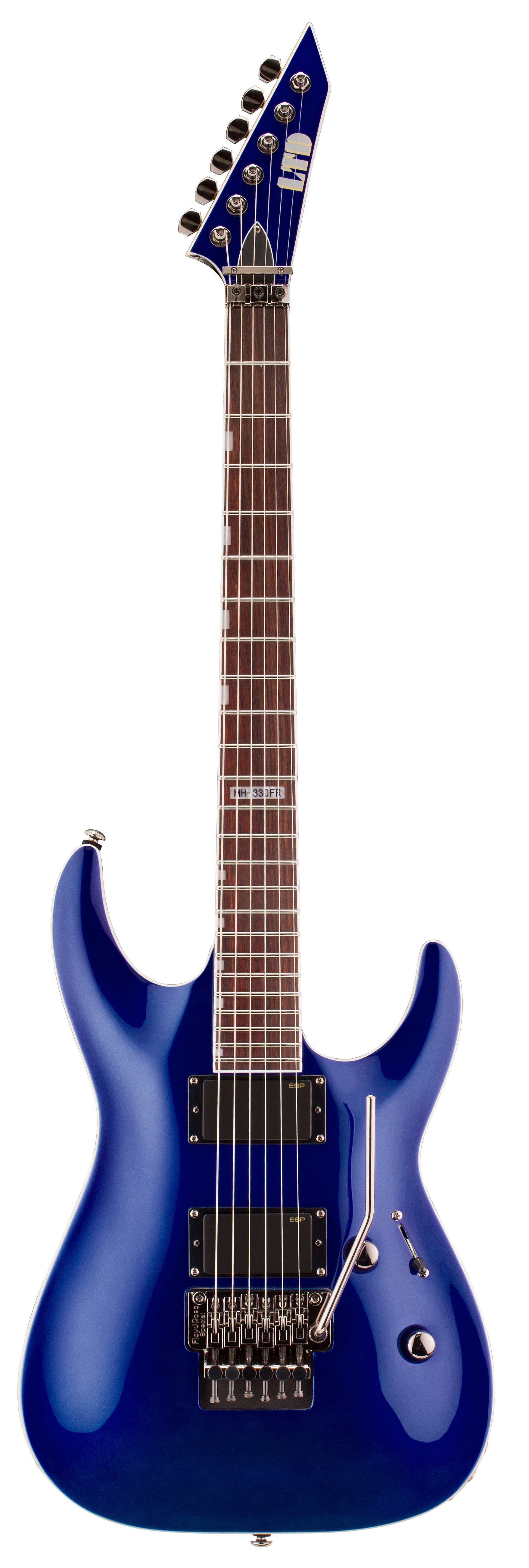 ESP LTD MH330 FR MHSeries Electric Guitar Electric Blue Finish