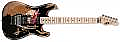 ESP LTD MW-DEMON Michael Wilton Signature Series Distressed Electric Guitar - Black Finish w/ Demon Graphic Seymour Duncan Design (LMWDEMON)