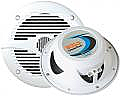 Boss 6-1/2" 2-Way Coaxial Marine Speaker, 200 Watts (White)