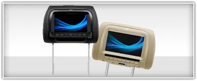 Mobile Custom Fit Headrest Monitors