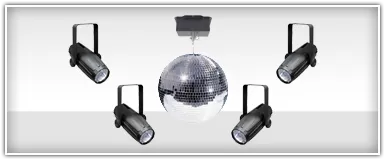 American DJ Mirror Ball Lighting Packages