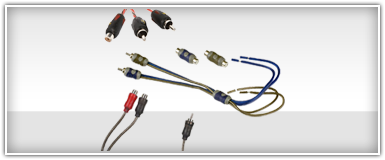 Car Audio Y Adapter Interconnects