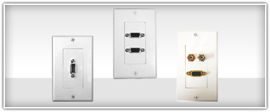 Home Theater Digital Video Wall Plates