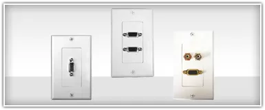 Home Theater Digital Video Wall Plates