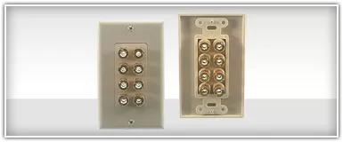 Home Theater Phone & Coax Wall Plates