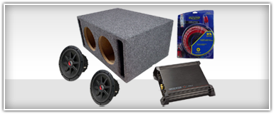 Kicker Dual 12 Inch Amplified Enclosures