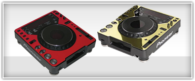 Odyssey Turntable & CD Player Faceplates