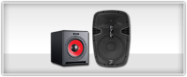 Pro Audio Powered PA Speakers