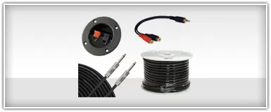 Pro Audio Speaker Wires & Connectors