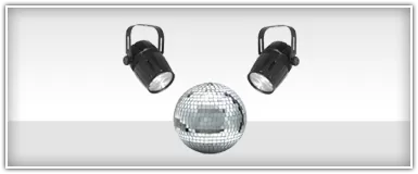 Mirror Ball Lighting Packages