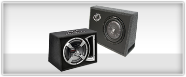 Single 10 Inch Loaded Subwoofer Enclosures