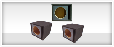 Single 15 Inch Painted Face Subwoofer Enclosures