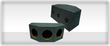 Sealed Triple 10 Inch Subwoofer Enclosures