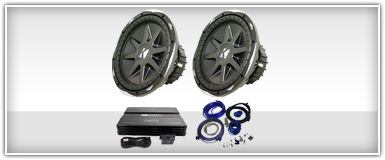 Dual 12 Inch Car Audio Package