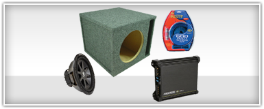 Single 8 Inch Car Audio Package