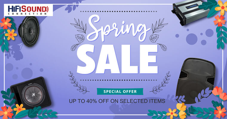 Save Up to 40% Spring Sale!
