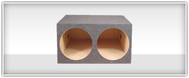 Dual 15 Inch Unloaded Enclosure